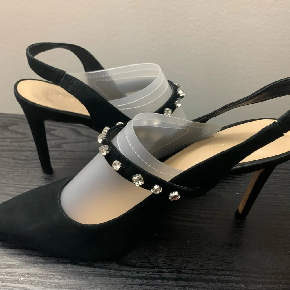 Ann Taylor Black Women's Shoes with Embellishments